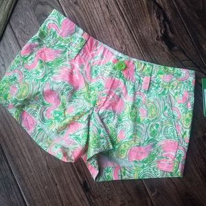 Lilly Pulitzer Walsh Short/Resort White Hot Wings